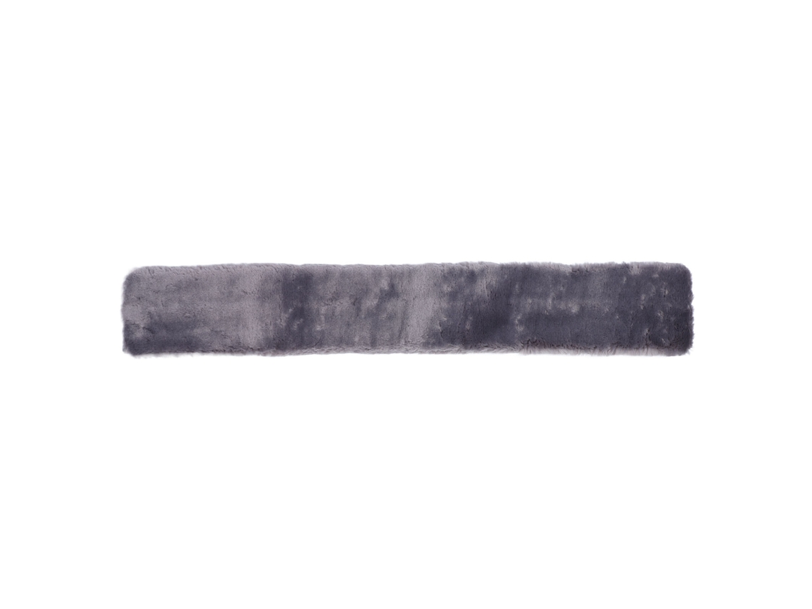 Cinturón Ligero Y Resistente Al Desgaste Para Silla De Montar, Con Forro De Piel Sintética Y Protección Abdominal Gris.