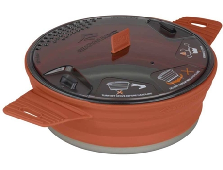 Olla para Camping SEA TO SUMMIT X-Pot (Inoxidable, Acero, Silicona, Alumínio - 7,5 x 2,5 cm)