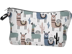 Neceser De Viaje De Alpaca De 3 Piezas Para Mujer, Con Cierre De Cremallera.