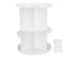 Caja Organizadora De Cosméticos Giratoria De 360°, De Gran Capacidad, De Acrílico.