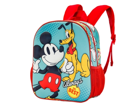 Mickey Mouse Best Mochila 3D Pequeña, Verde