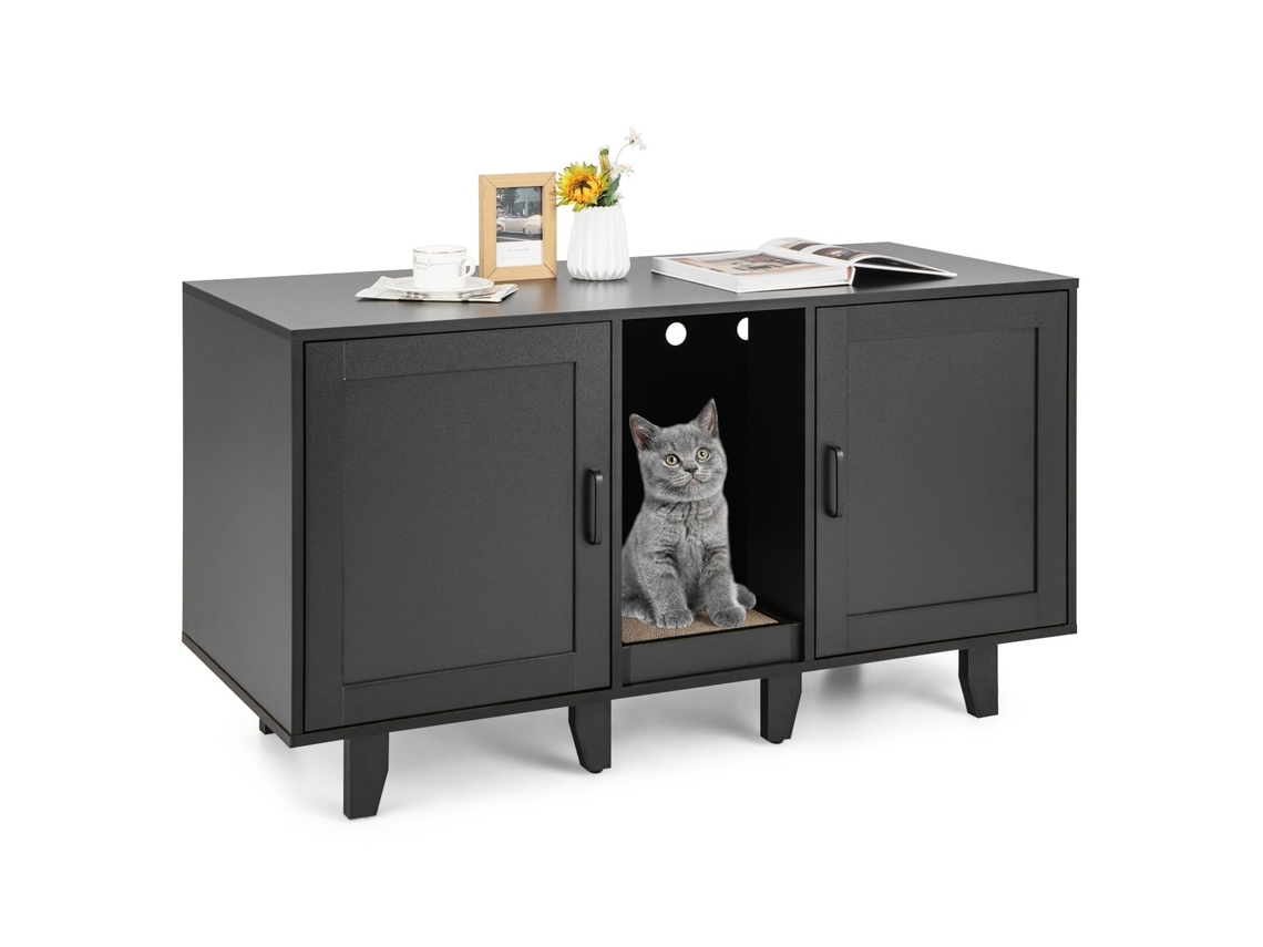 Mueble para TV de madera de 3 piezas NORTHIO