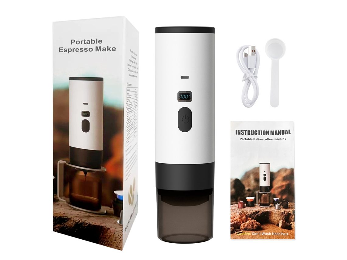 Cafetera Espresso Portátil Inalámbrica (blanca) Czhhmart