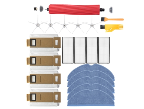 Repuesto para Xiaomi Roborock S7/T7S Plus, bolsa de trapo, filtro Hepa, cepillo de rodillo lateral, repuestos de aspiradora, accesorios