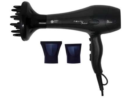 NEVIR Nvr-2204-S-Ion Pro Secador de pelo 2600W Negro