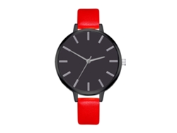 Reloj Analógico De Cuarzo Con Diamantes De Imitación Para Mujer, Correa De Piel Sintética (negro)