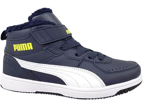 Zapatillas Deportivas PUMA Rebound Joy Fur Ps Para Niños (Azul - Material Sintético - 34)