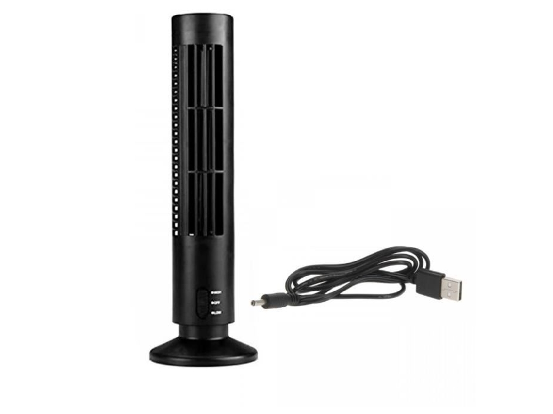 Ventilador Portátil USB OUTAD Seguro Negro
