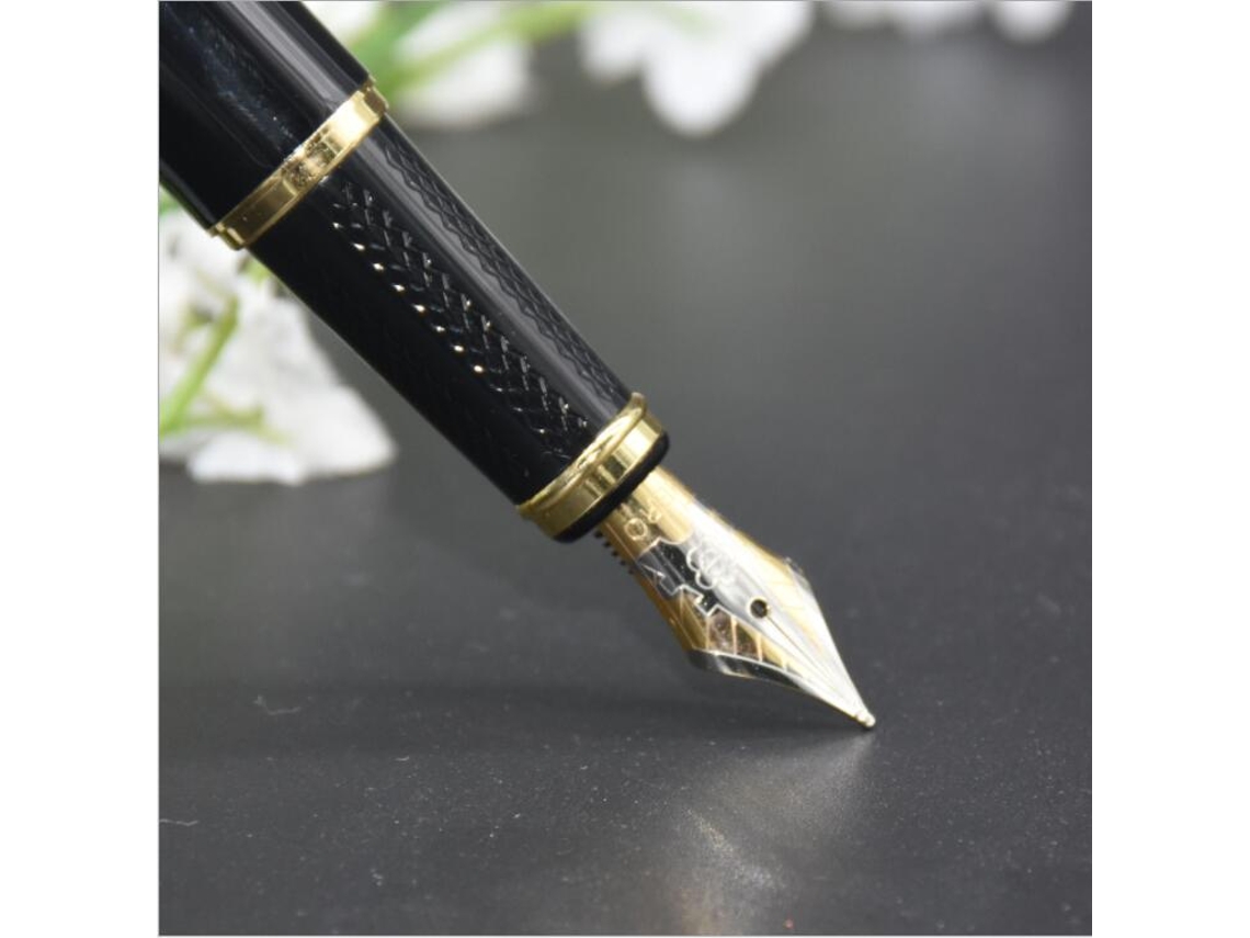 Juego de bolígrafos de regalo elegante y elegante de lujo para negocios ejecutivos de firma de oficina (negro), bolígrafo