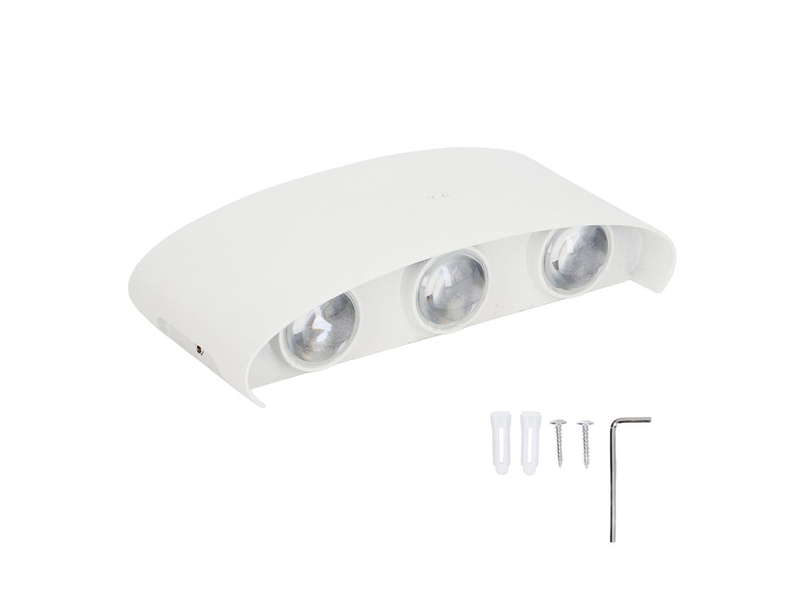 Lámpara de pared moderna de aleación de aluminio con iluminación LED de CHABERLU