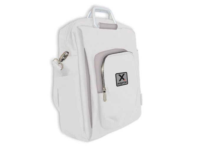 Maleta para Portátil APPROX appNBST15x 15.6" Gris y Blanco