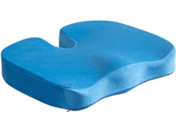 Cojín De Espuma Viscoelástica Para Silla De Oficina, Alivia El Dolor De Coxis, Azul Gertiz