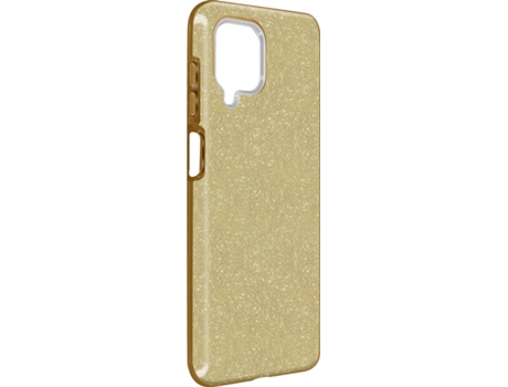 Carcasa Samsung Galaxy A12 AVIZAR Semi rígida Dorado