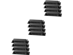 8 4 3 Paquete De Clips Adhesivos Para Organizador De Cables De Cargador Con Agujeros