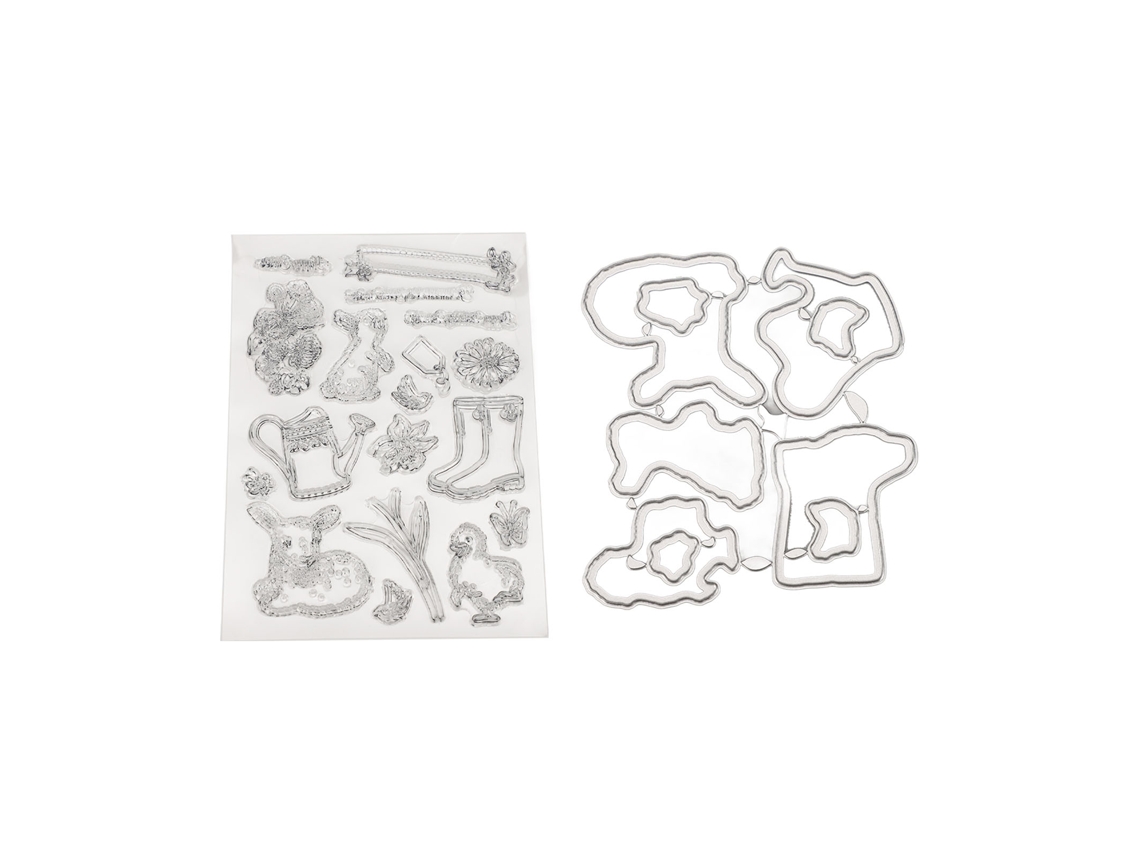 Sellos transparentes de TPR reutilizables para manualidades y fabricación de tarjetas