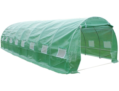 Invernadero HABITAT ET JARDIN Althea (Acero Galvanizado y Polietileno - 8x3x2 m)