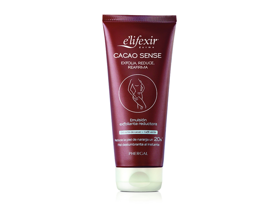 Crema Corporal ELIFEXIR Dermo Cacao Sense Exfoliante Reductor (200 ml)