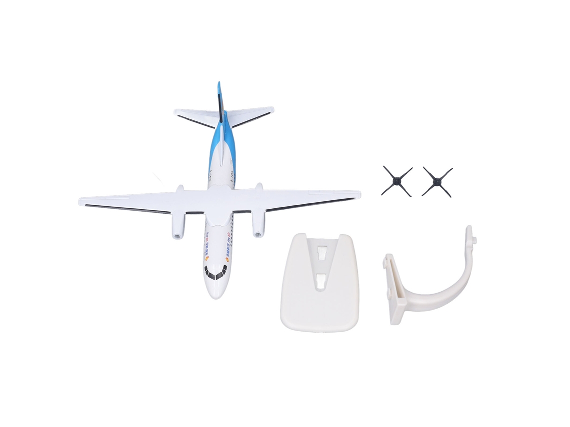 Maqueta De Avión De Aleación De Metal Fundido A Presión, Juguete, Regalo, Decoración De Mesa, 18 Cm.
