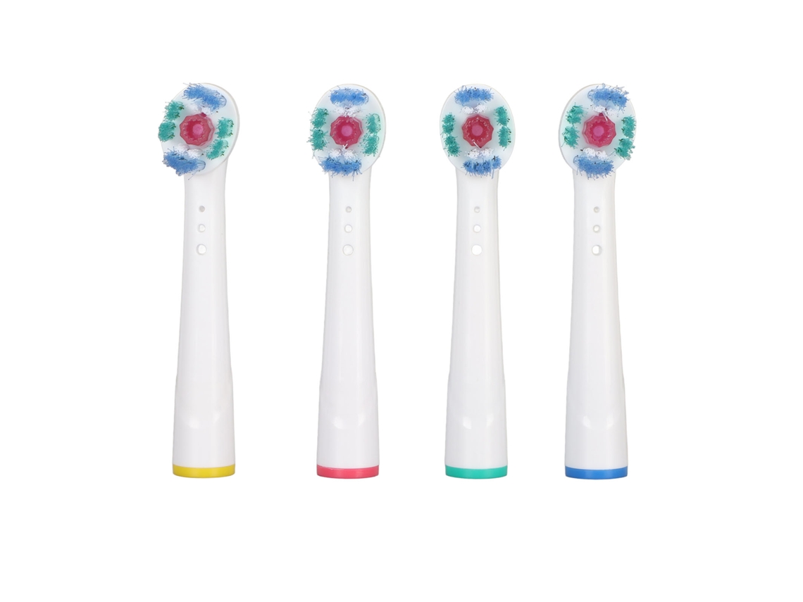 4 Cabezales De Repuesto Para Cepillo De Dientes Eléctrico Recargable Oral-b Braun, Cerdas Suaves, Compatibles