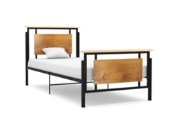Estructura De Cama Sin Colchón Metal 100x200 Cm