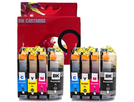 Pack 8 Cartuchos de Tinta Compatibles Brother LC227XL LC225XL LC227XLBK LC225XLC LC225XLM LC225XLY
