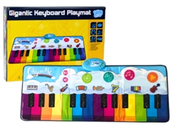 Tapete de baile educativo con instrumentos de piano arcoíris y 10 melodías B.active