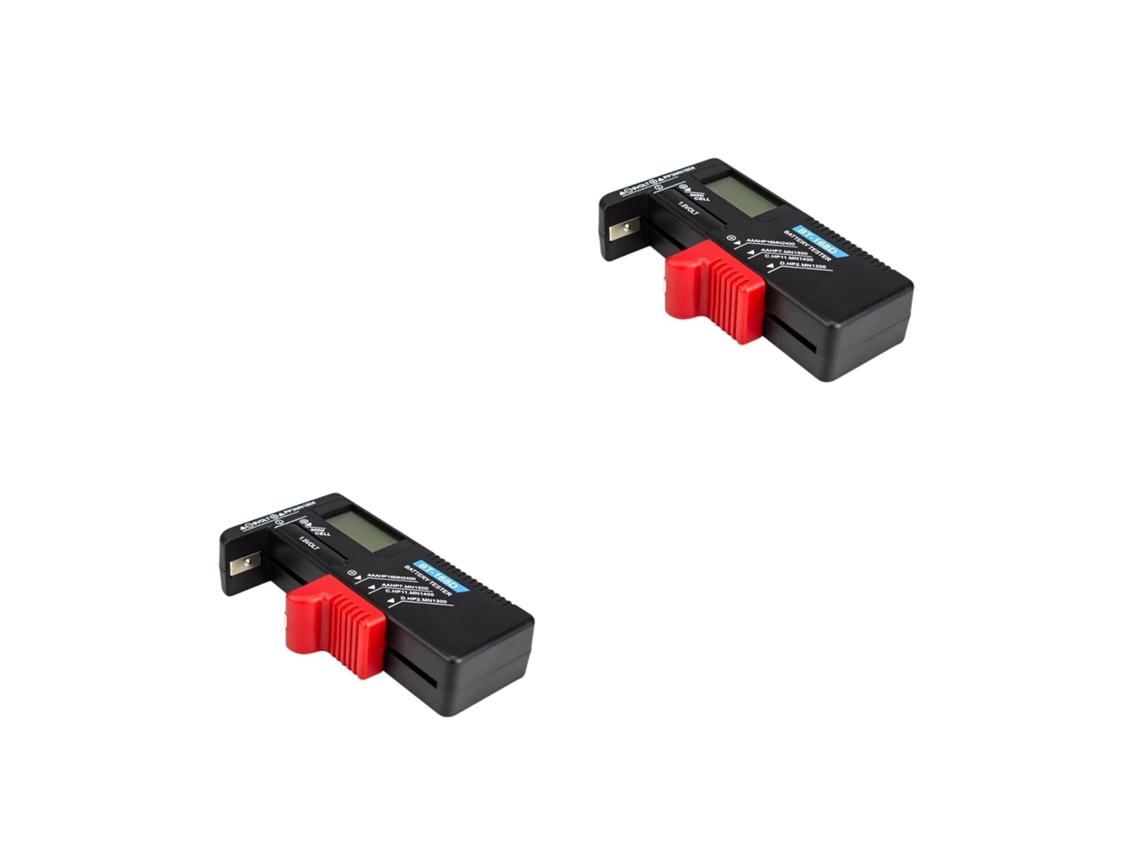 2 9 Piezas Para Probador De Baterías Aa Aaa V Pinza Para Comprobador De Voltaje Digital