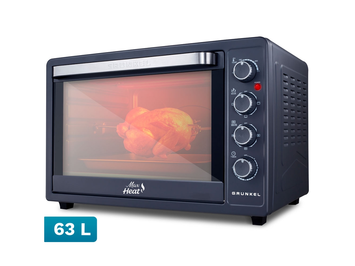 Horno de convección eléctrico Hr 63max 63l 2200w Grunkel