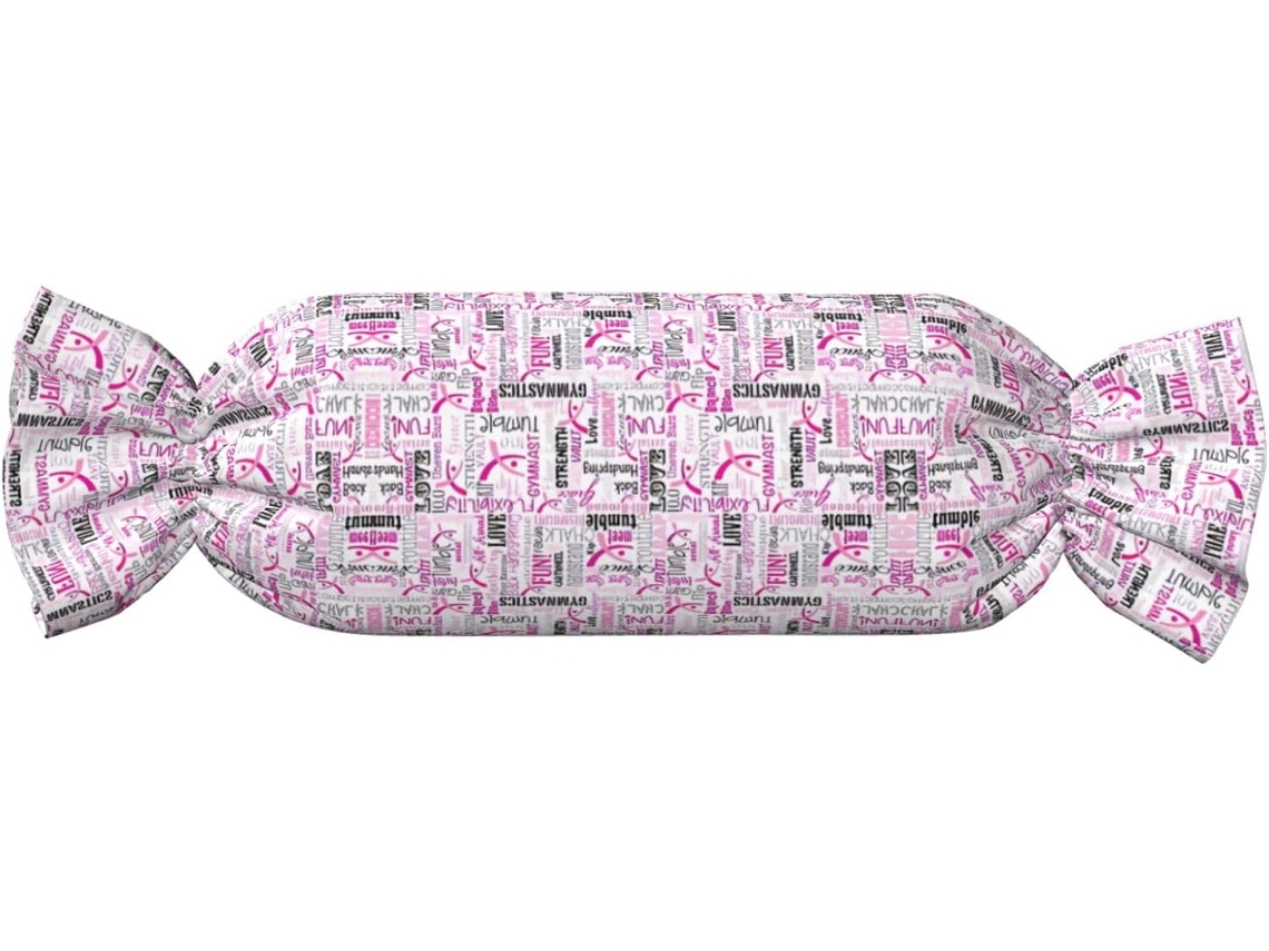 Almohada Cilíndrica Forma Caramelo Felpa Poliéster Espuma Viscoelástica Resistentes Ajustable Fácil Soporte
