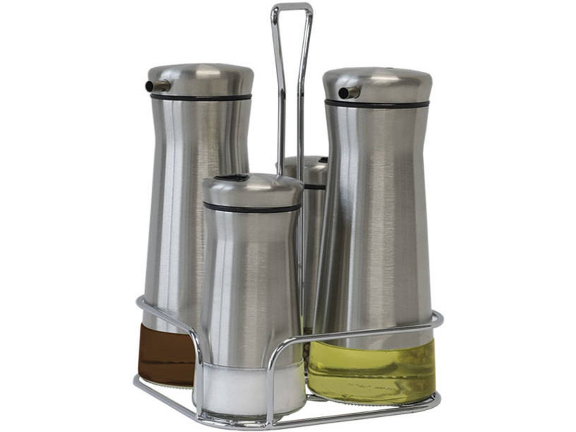 Conjunto Aceitera Modelo Picual Inox 230Ml-120Ml
