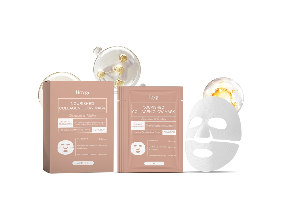 Mascarilla hidratante de colágeno en caja