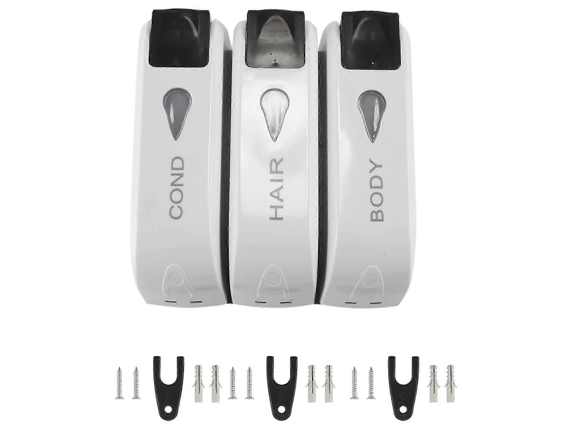 Dispensador de jabón de ducha de pared triple Rosewell, dispensador de jabón líquido, champú, loción de baño