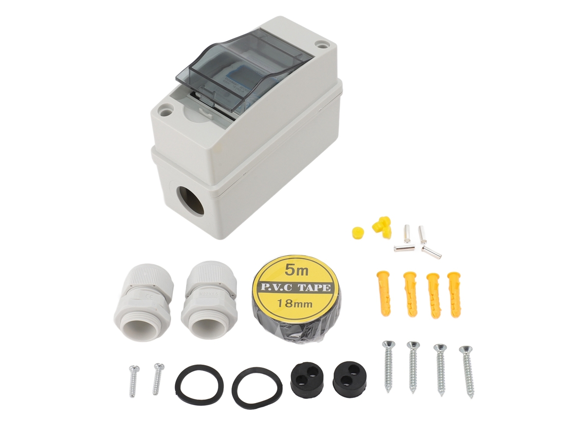 Medidor De Energía Lcd Monofásico Con Retroiluminación Para Montaje En Riel Din De 35 Mm, Carcasa Impermeable, 220 V Ca.