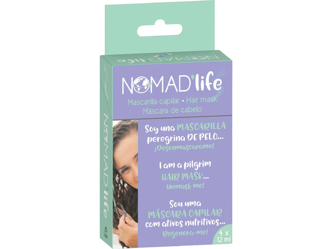 Mascarilla para el Pelo NOMAD'LIFE (4x12 ml)