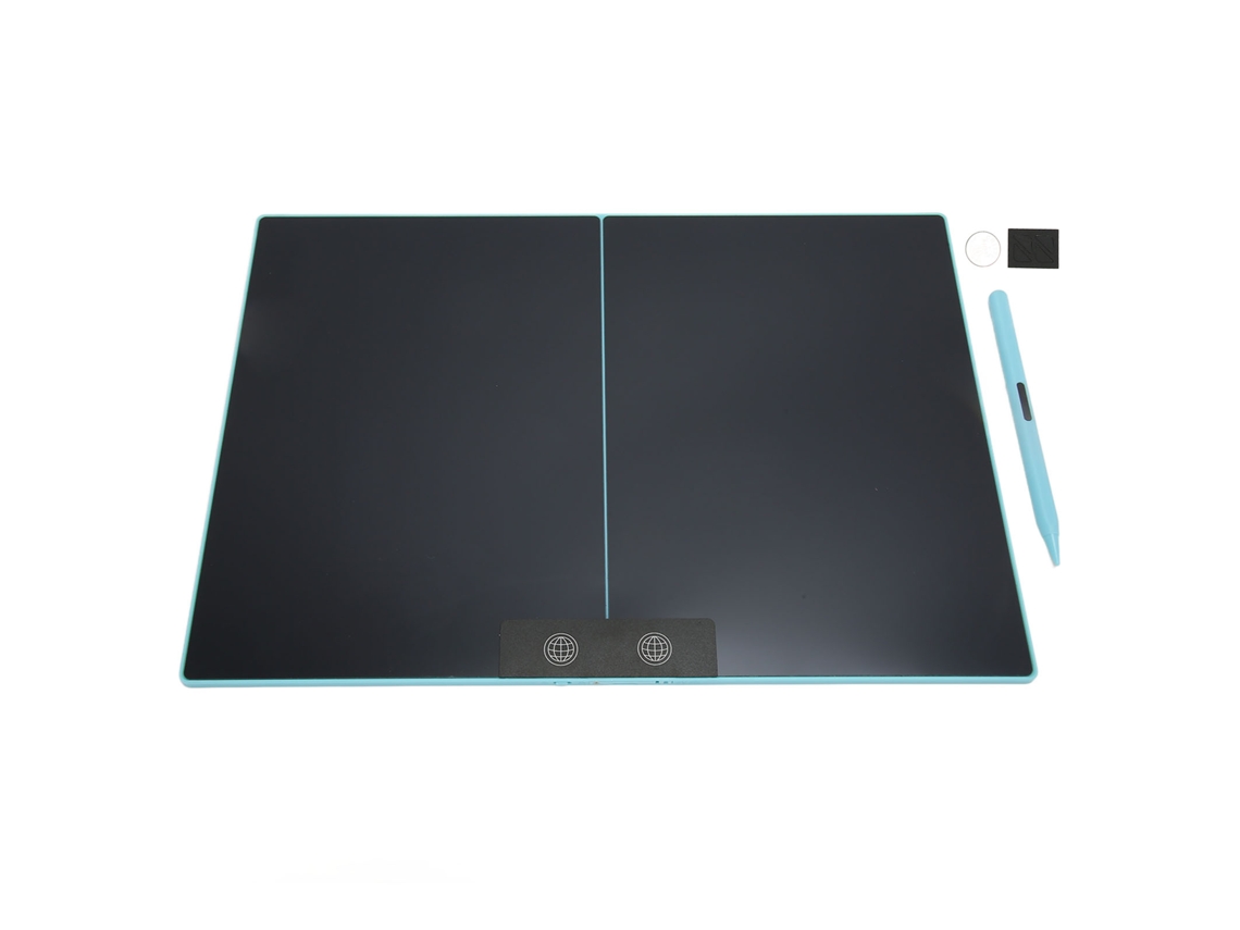 Tableta LCD de 15 pulgadas con lápiz borrable reutilizable para dibujar.