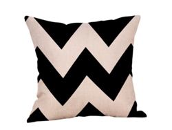 Rebe-conjunto De 2 Fundas De Almohada Cuadradas De Patrones Geométricos 18x18 Pulgadas Para Oficina Y Coche