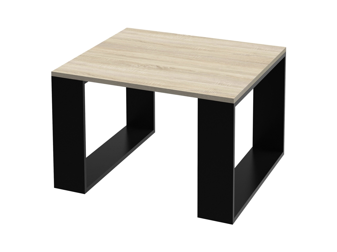 Mesa de Centro ML-DESIGN Marrón (65x65x40 cm)