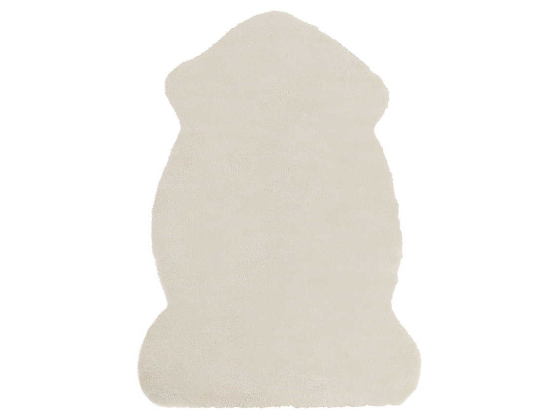 Alfombra de diseño moderno BELIANI Undara de Acrílico Beige 60x90