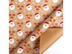 Papel de regalo navideño Eifson, papel kraft para envolver regalos de Navidad, 43 cm x 3 m (10)