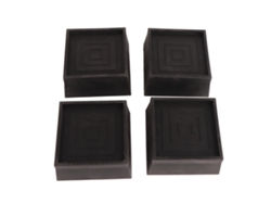 Base Elevadora De Muebles De Tpu Antideslizante E Impermeable De 2 Pulgadas Para Cama, Mesa Y Sofá.