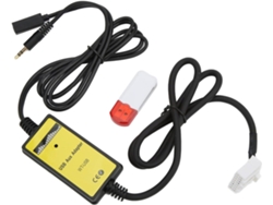 Cambiador De Cd De Música Digital Usb Y Adaptador De Audio Auxiliar