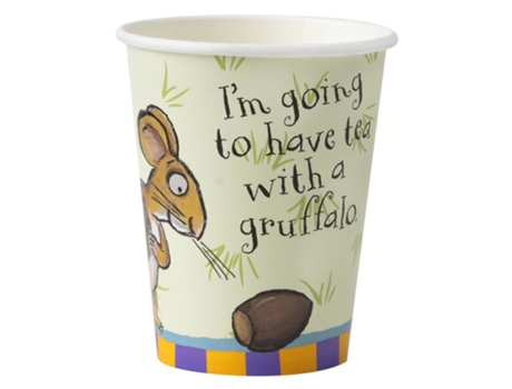 Tazas Desenchables SMIFFY'S Set de 8 vasos de 9 oz de The Gruffalo