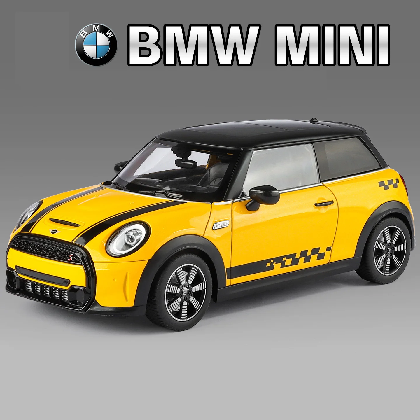 (amarillo) Modelos De Coches De Aleación A Escala 1:18 Y Modelos De Coches De Juguete.