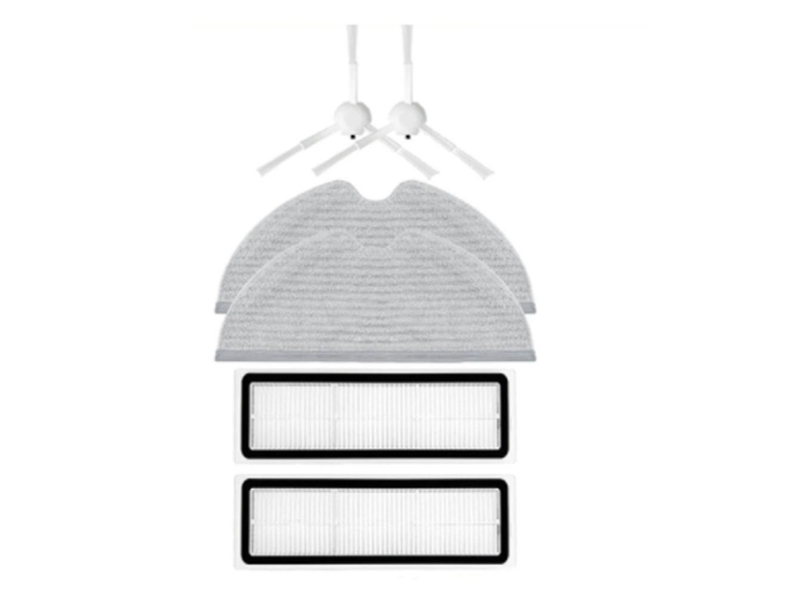 Cepillo lateral, paño de fregado, filtro HEPA, compatible con el robot aspirador Xiaomi Dreame Bot D9 Max.