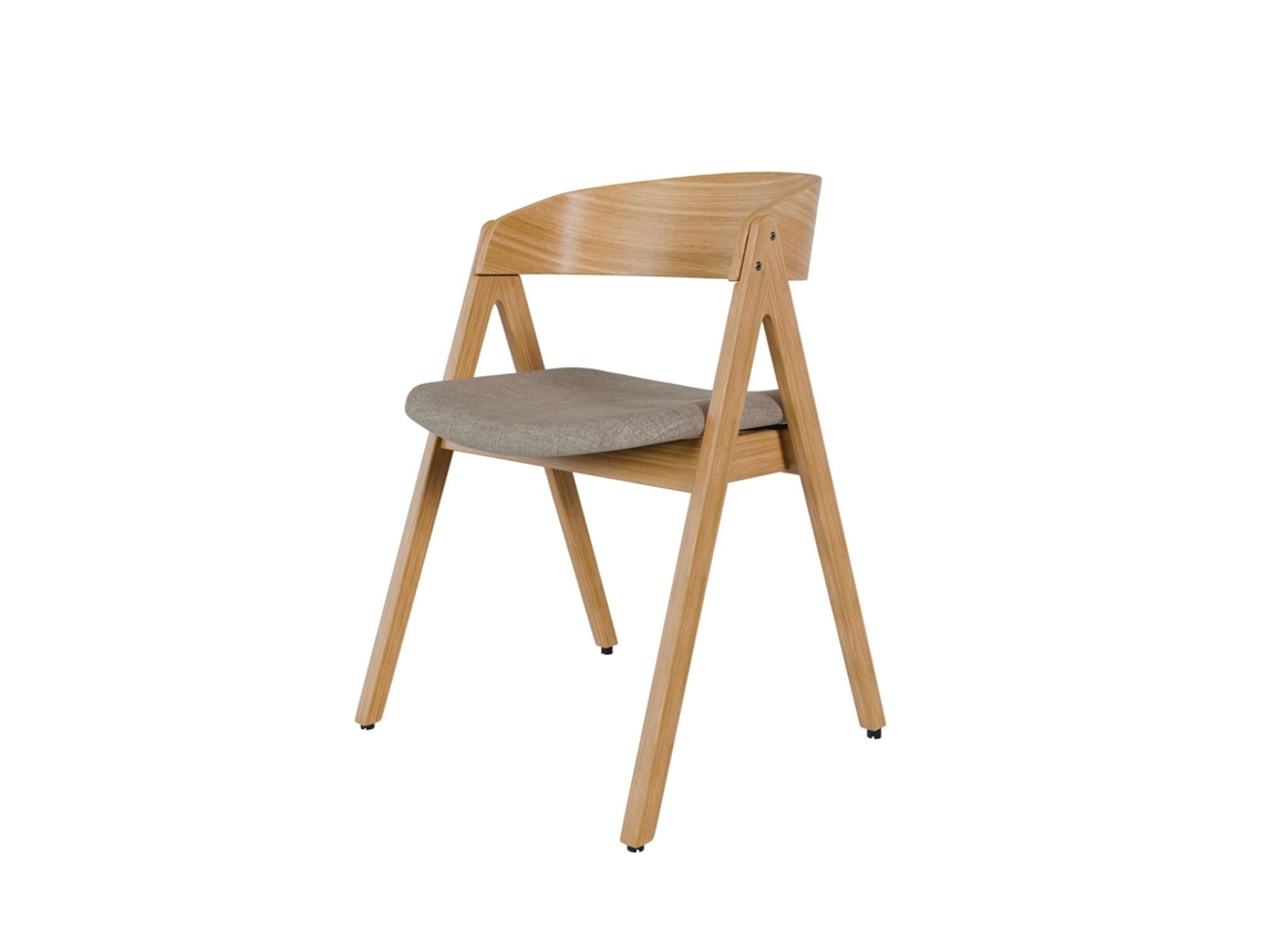 DUDECOR Silla Penafiel Roble Gris Claro