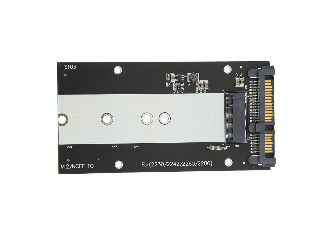 Adaptador Convertidor M.2 Ngff A Sata Iii Tarjeta De Disco Duro Con Transferencia Rápida 6000mb/s