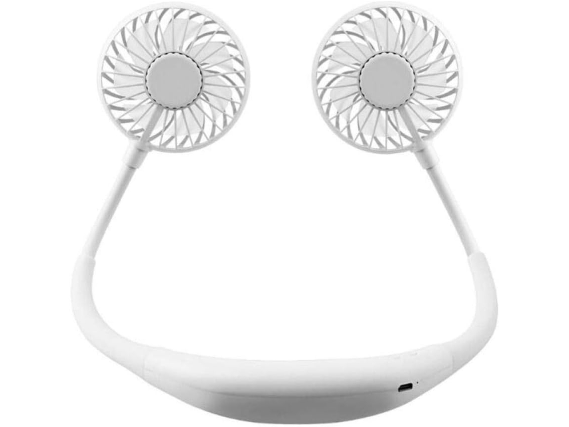 Ventilador De Cuello Colgante Lámpara Led Deportiva Aromaterapia Ventilador Con Carga Usb Mini Plegable Para