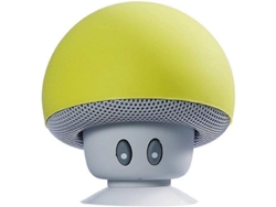 Altavoz Portátil Mini Con Forma De Seta Bluetooth 4.1 Con Micrófono Para Smartphones (verde Fluorescente)