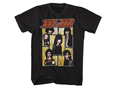 Camiseta ROCKINSTONE Bon Jovi Livin' On A Prayer (Algodón - L)
