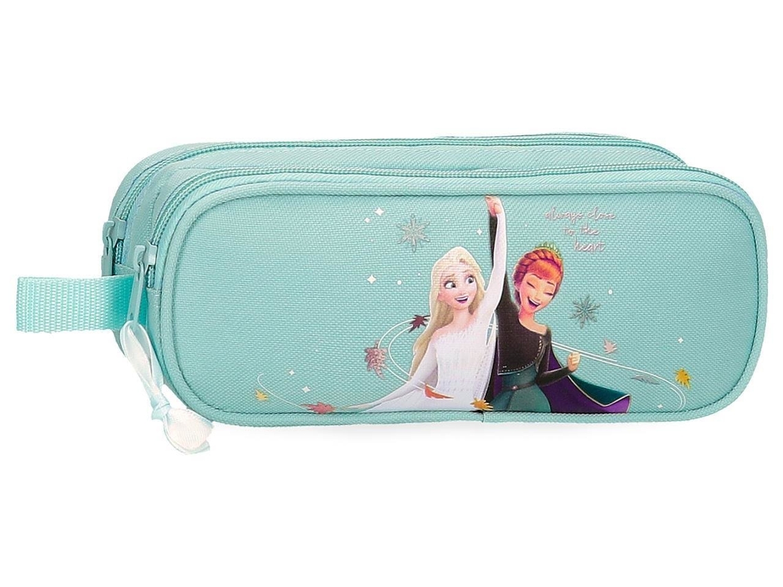 Estuche de poliéster Frozen Always Close Tothe Heart azul claro Disney